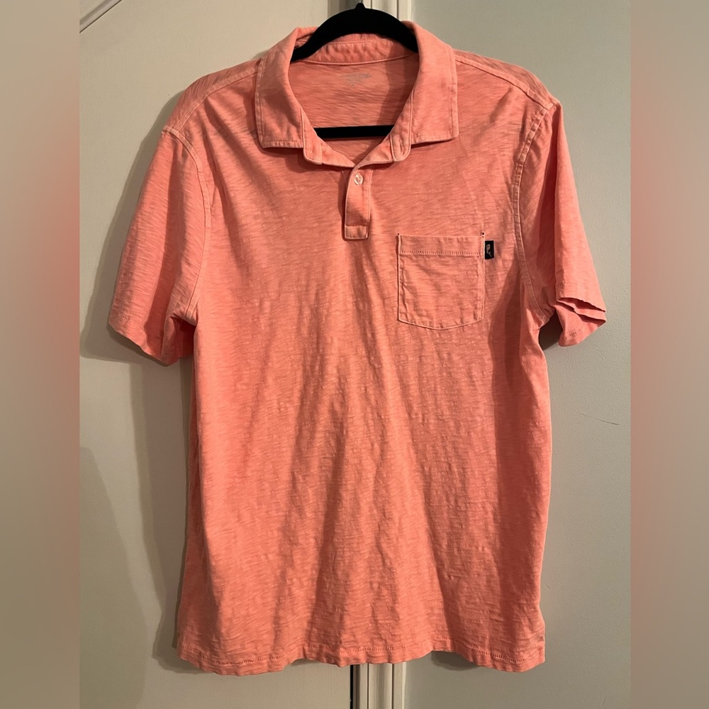 Vineyard Vines Coral Polo Shirt Size Medium